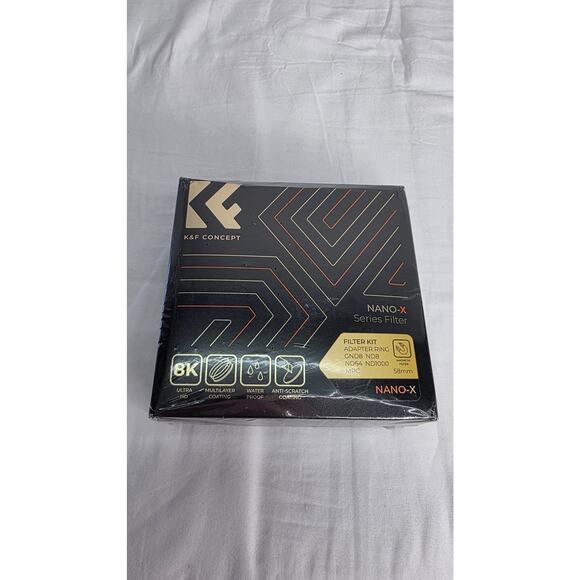 KF CONCEPT 58mm Magnetic GND8 ND8 ND64 ND1000 Basic Ring Camera Lens Filters Kit - Picture 2 of 9